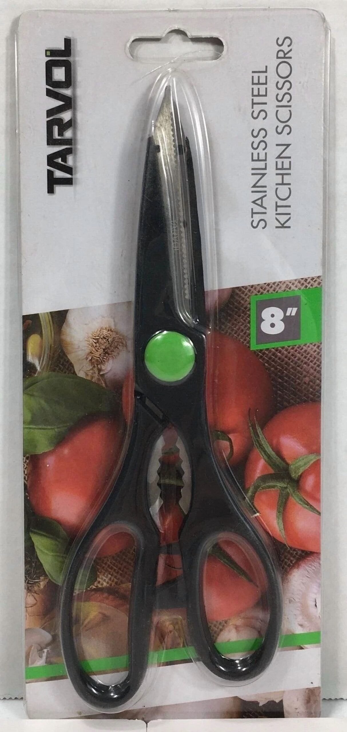 Tarvol Stainless Steel Kitchen Shears Scissors 8”